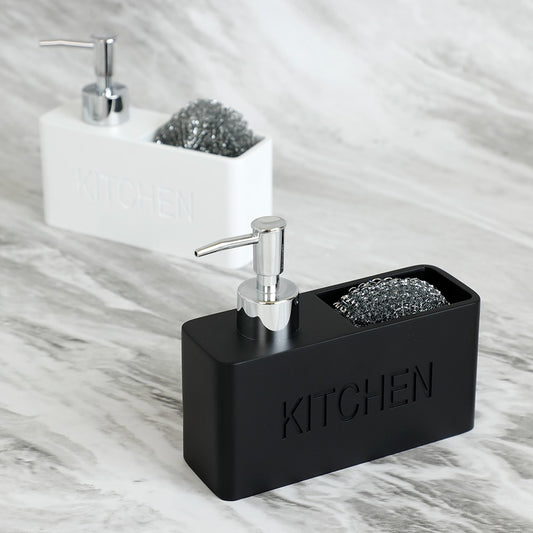 Kitchen Soap Dispenser with Storage Holder