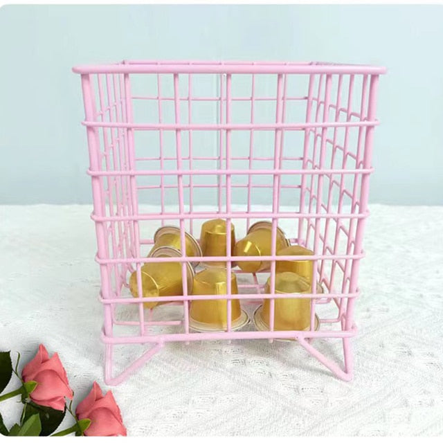 Small Metal Storage Basket