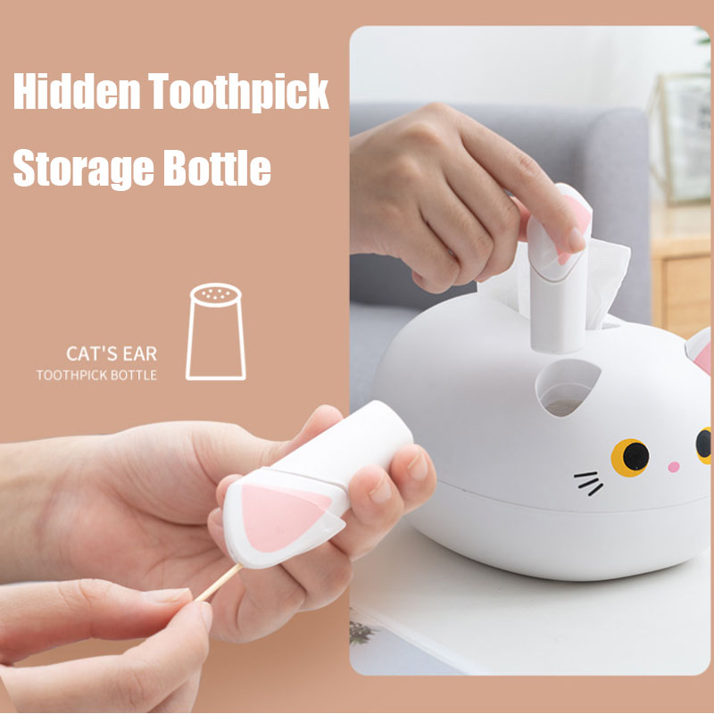 Cat Multifunctional Tissue Storage Container Box