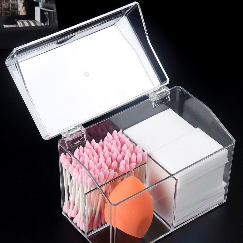 Clear Multifunctional Cosmetic Accessories Organizer Storage Holder Box