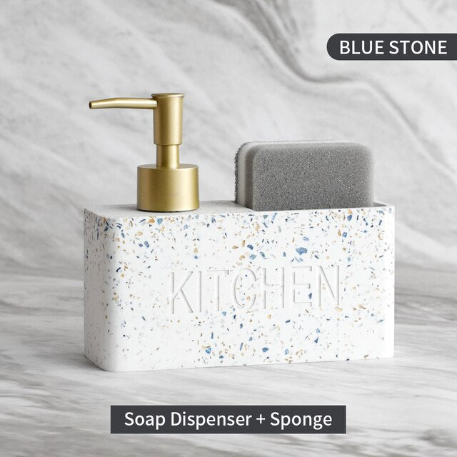 Kitchen Soap Dispenser with Storage Holder