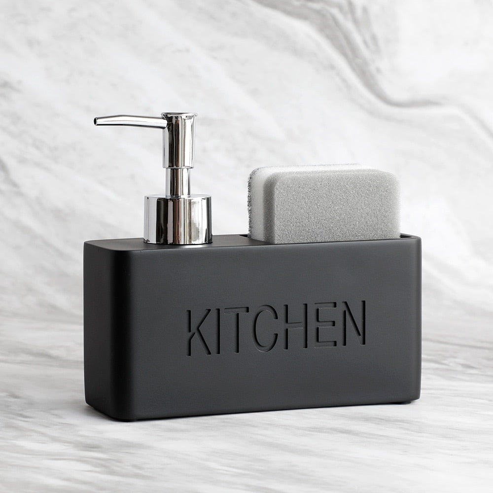 Kitchen Soap Dispenser with Storage Holder