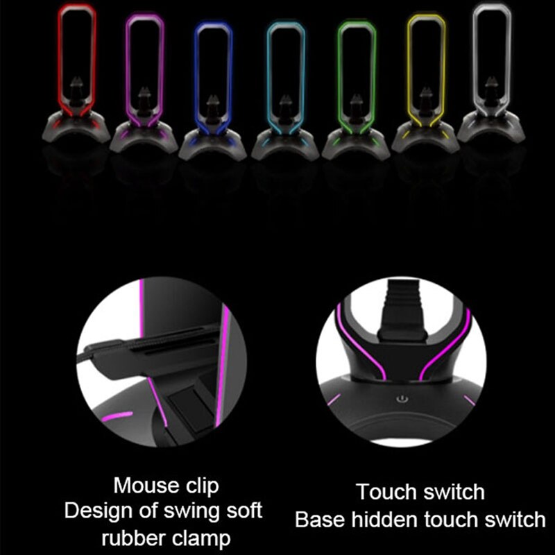 RGB Headphone Display Holder Stand