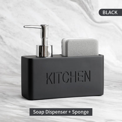 Kitchen Soap Dispenser with Storage Holder