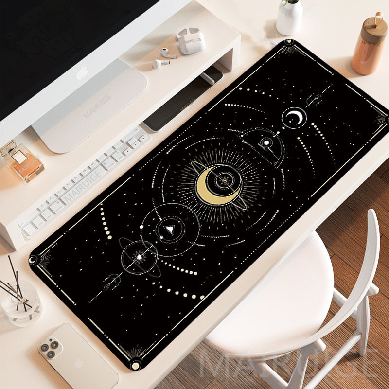 Cute Aesthetic Magical Moon Deskmat – yesmoodco