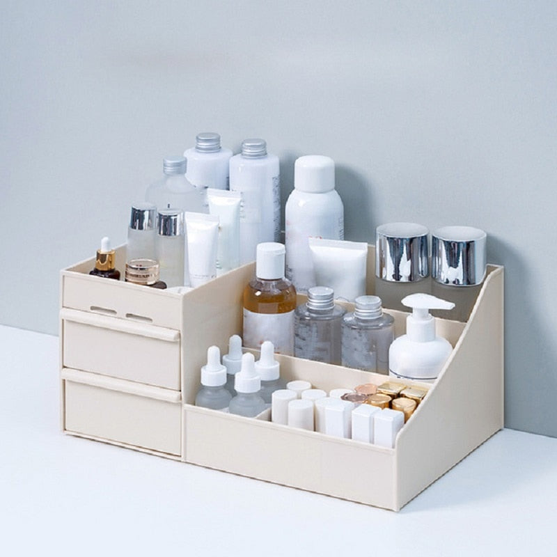 Simple Cosmetic Makeup Organizer Container Drawer Storage Case