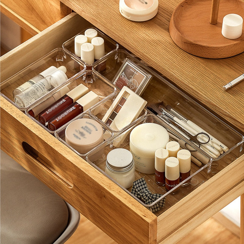 Clear Acrylic Drawer Storage Organizers