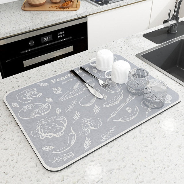 Absorbent Rubber Drying Mat