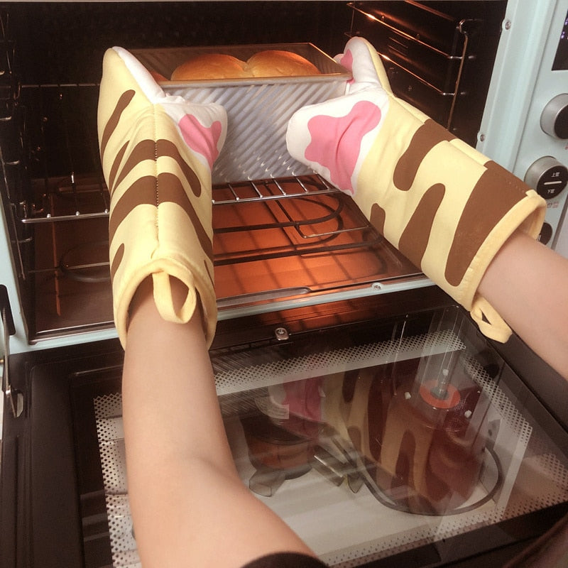 Cat Paw Kitchen Oven Mitts