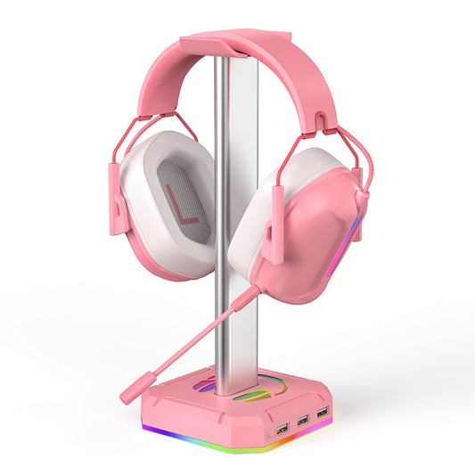 Cute RGB LED Headset Stand