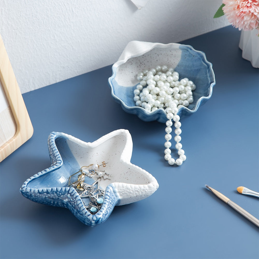 Sea Shell Ceramic Jewelry Dish – yesmoodco