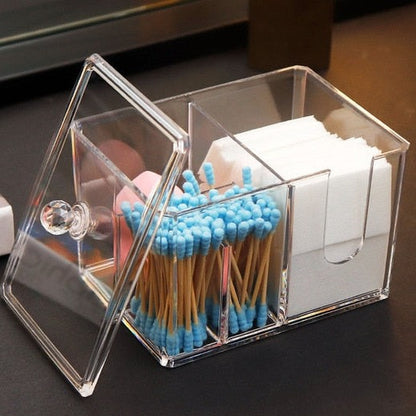 Clear Multifunctional Cosmetic Accessories Organizer Storage Holder Box