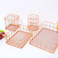 Metal Iron Cosmetic Makeup Holder Storage Organizer Basket