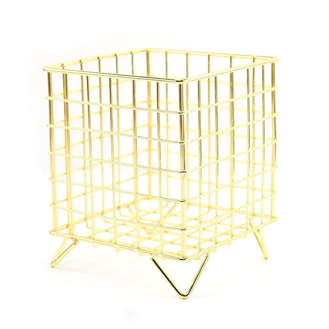 Small Metal Storage Basket