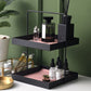 Double Layer Cosmetic Makeup Storage Organizer Rack