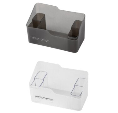 Frosted Cosmetic Storage Organizer Tray Box