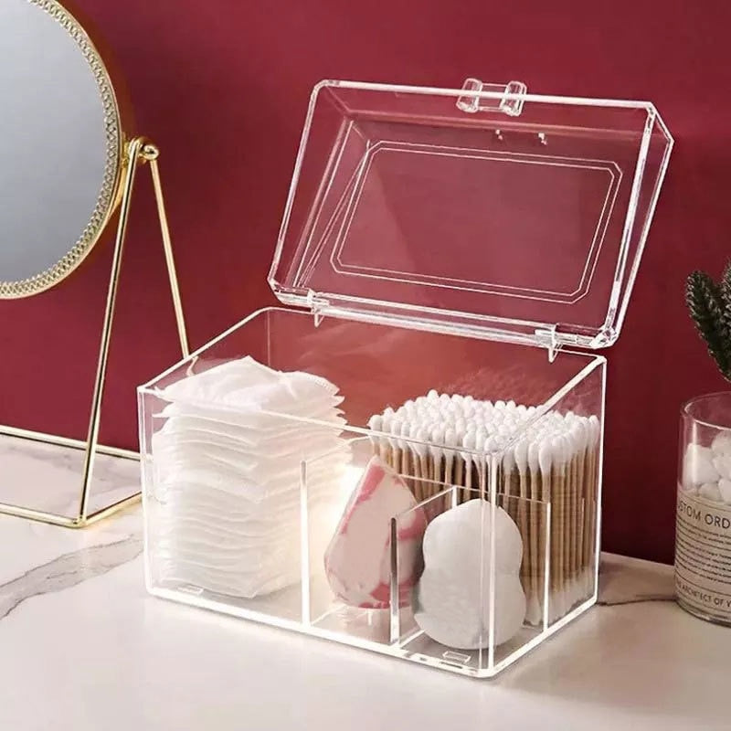 Clear Multifunctional Cosmetic Accessories Organizer Storage Holder Box