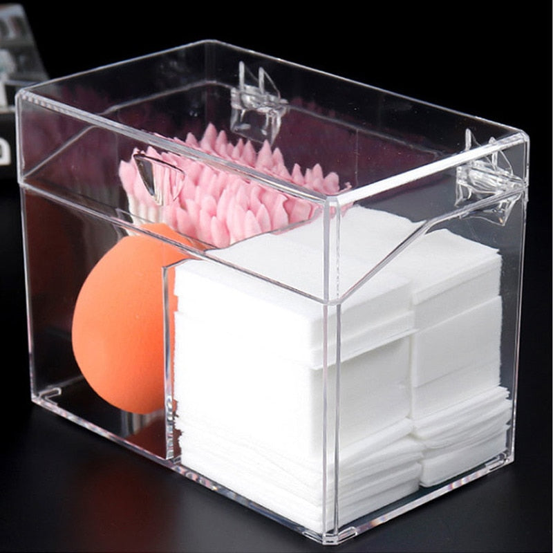 Clear Multifunctional Cosmetic Accessories Organizer Storage Holder Box