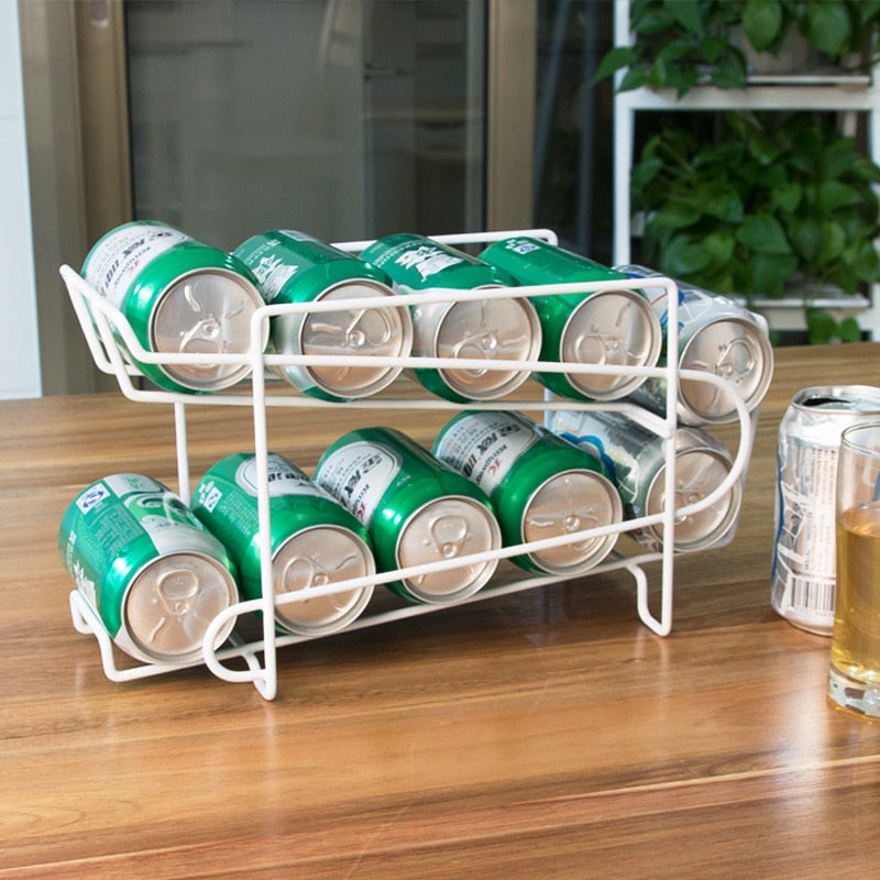 Can Beverage Organizing Storage Rack