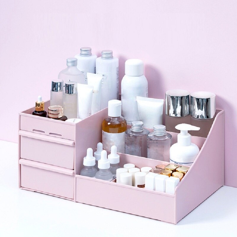 Simple Cosmetic Makeup Organizer Container Drawer Storage Case