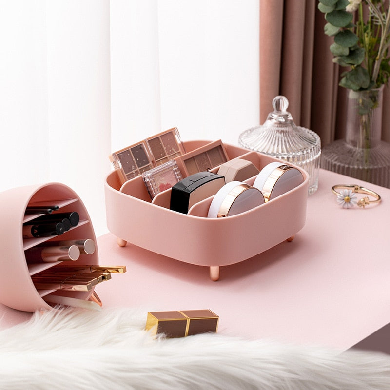 Aesthetic Cosmetic Makeup Storage Organizer Display Box