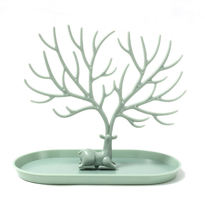 Elk Jewelry Display Stand Tree Storage Dish Tray