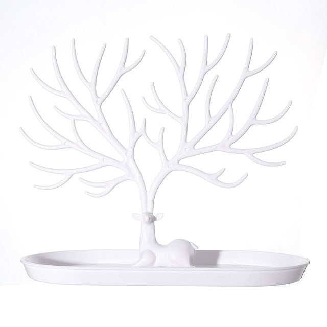 Elk Jewelry Display Stand Tree Storage Dish Tray