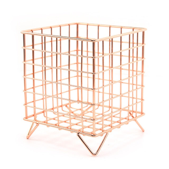 Small Metal Storage Basket