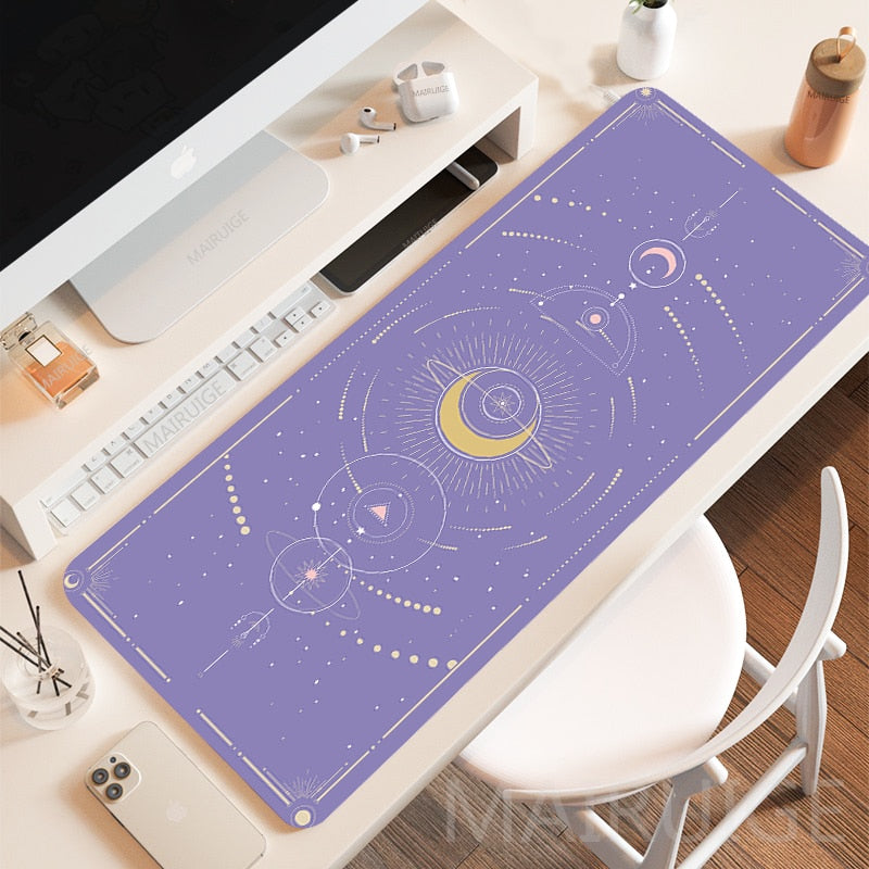 Cute Aesthetic Magical Moon Deskmat – yesmoodco