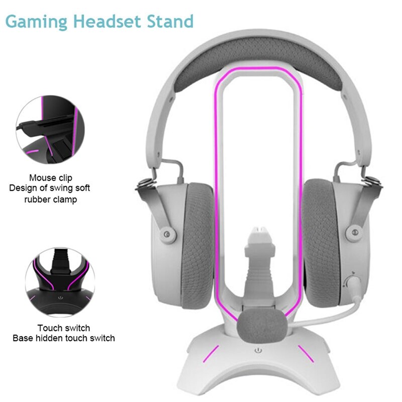 RGB Headphone Display Holder Stand