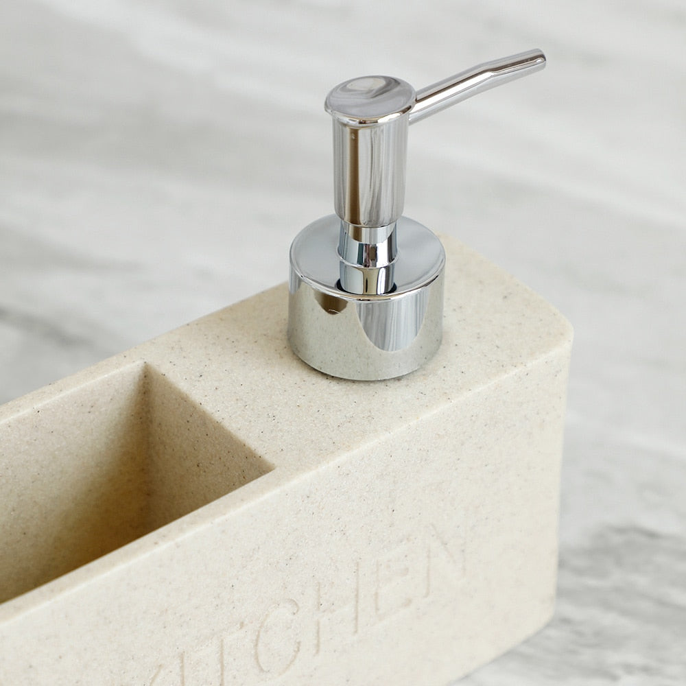 Kitchen Soap Dispenser with Storage Holder