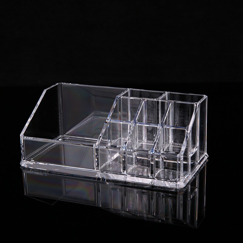 9 Grid Clear Acrylic Cosmetic Makeup Organizer Storage Case