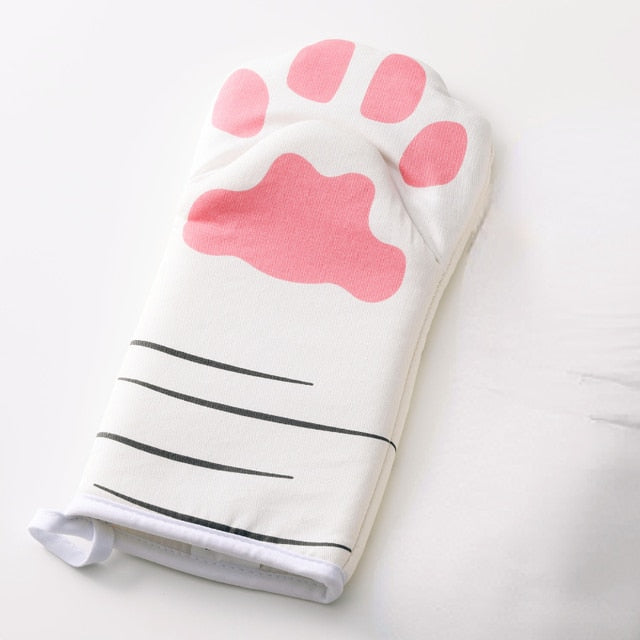 Cat Paw Kitchen Oven Mitts