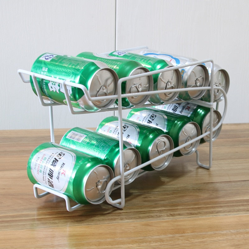 Can Beverage Organizing Storage Rack