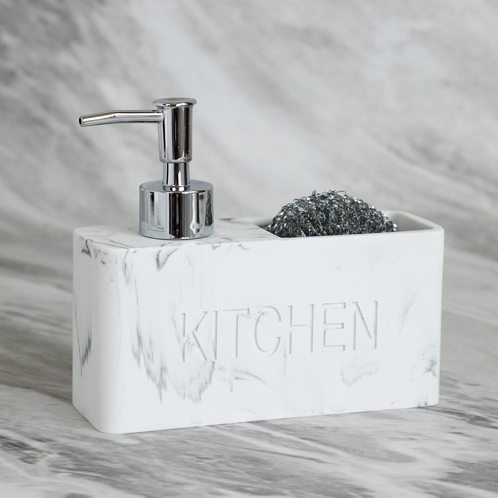 Kitchen Soap Dispenser with Storage Holder