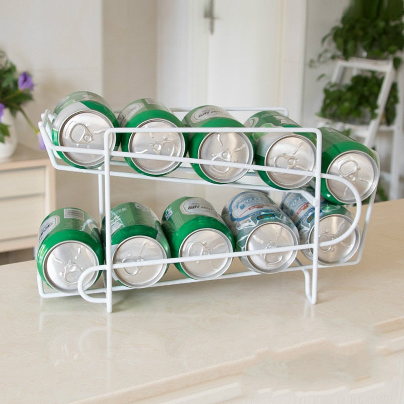 Can Beverage Organizing Storage Rack