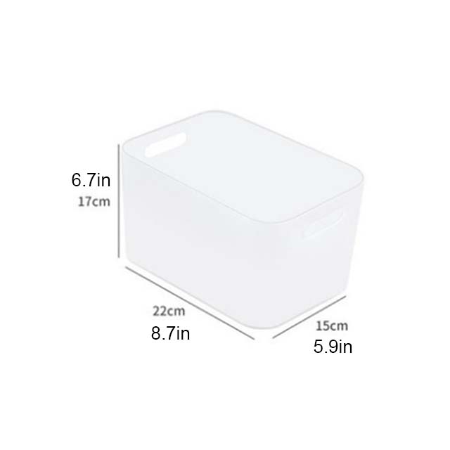 Frosted Desk Storage Multifunctional Organizer Box