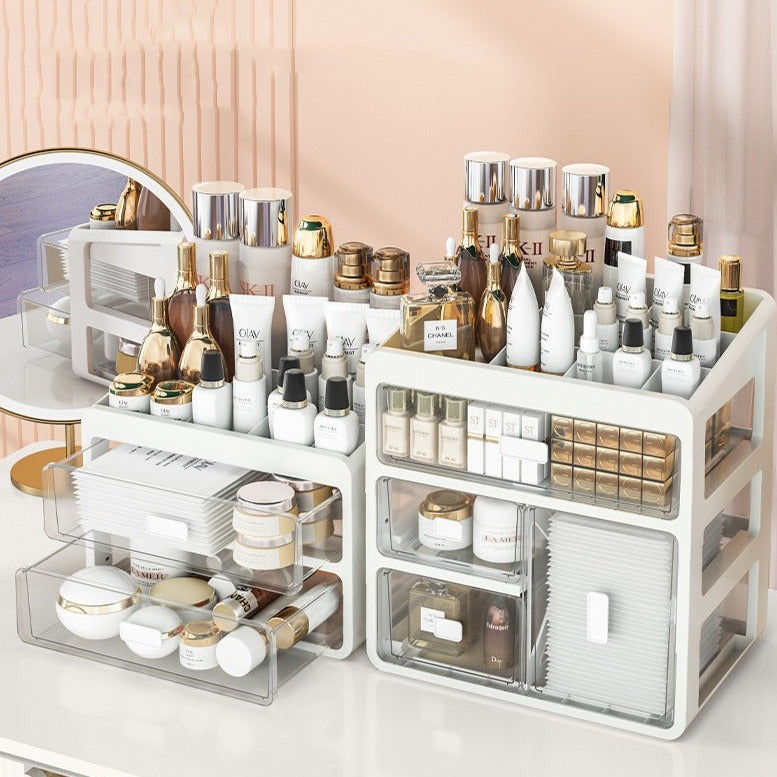 Multifunctional Cosmetic Makeup Storage Organizer Drawer Container Box