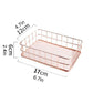 Metal Iron Cosmetic Makeup Holder Storage Organizer Basket