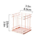 Metal Iron Cosmetic Makeup Holder Storage Organizer Basket