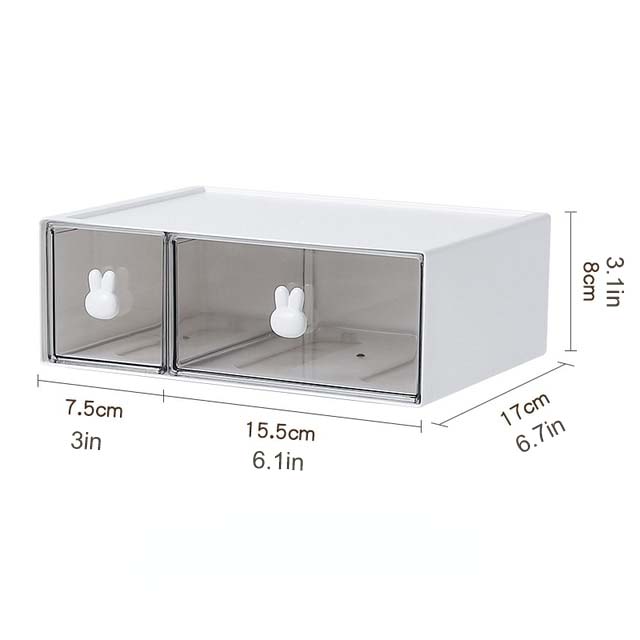 Acrylic Stackable Drawer Organiser 15.5cm, Home Organisation, Kitchen  Storage