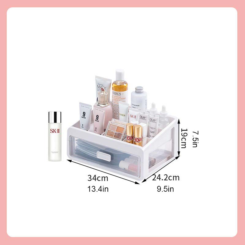 Multifunctional Cosmetic Makeup Storage Organizer Drawer Container Box