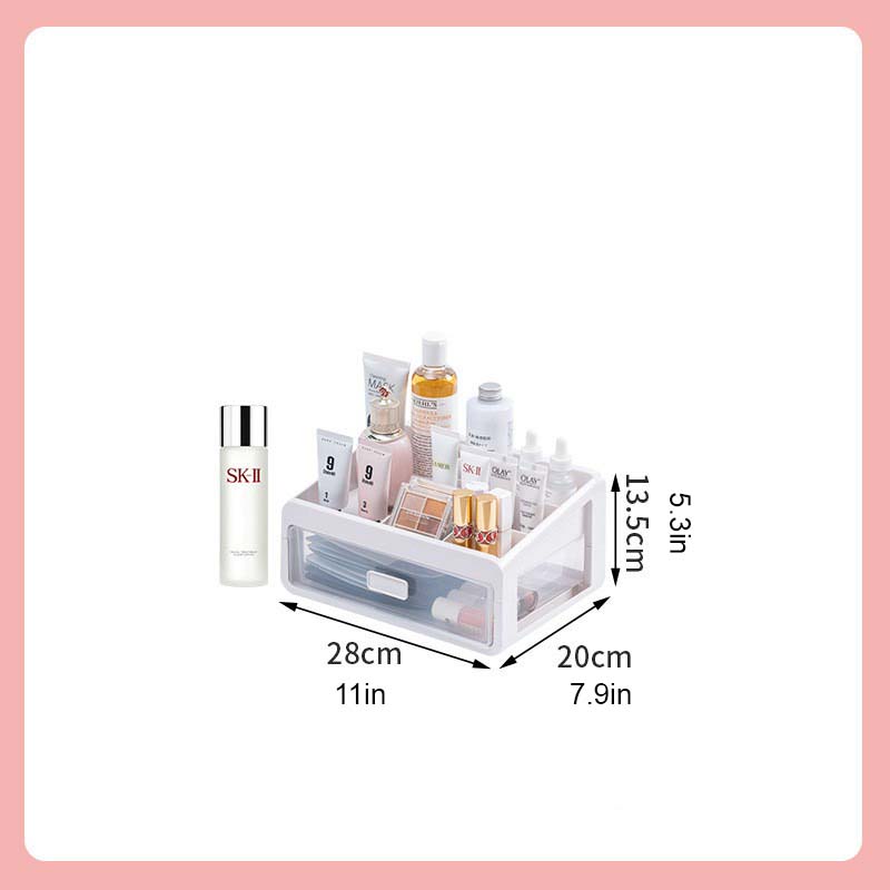 Multifunctional Cosmetic Makeup Storage Organizer Drawer Container Box