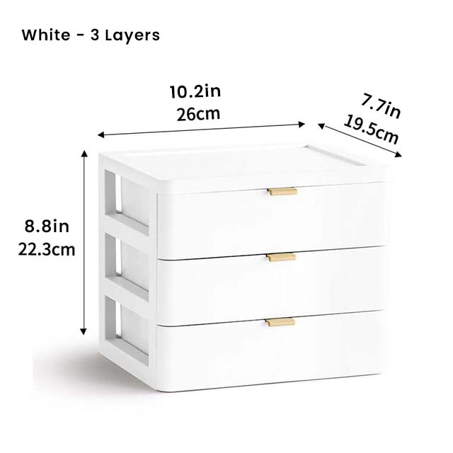  WINOMO Mini Plastic Drawers Organizer,Desktop Drawer Small  Storage Drawers Containers with 4 Drawer Units,Organizer Box Storage  Container Case,Desktop Storage Unit for Home Office : Home & Kitchen