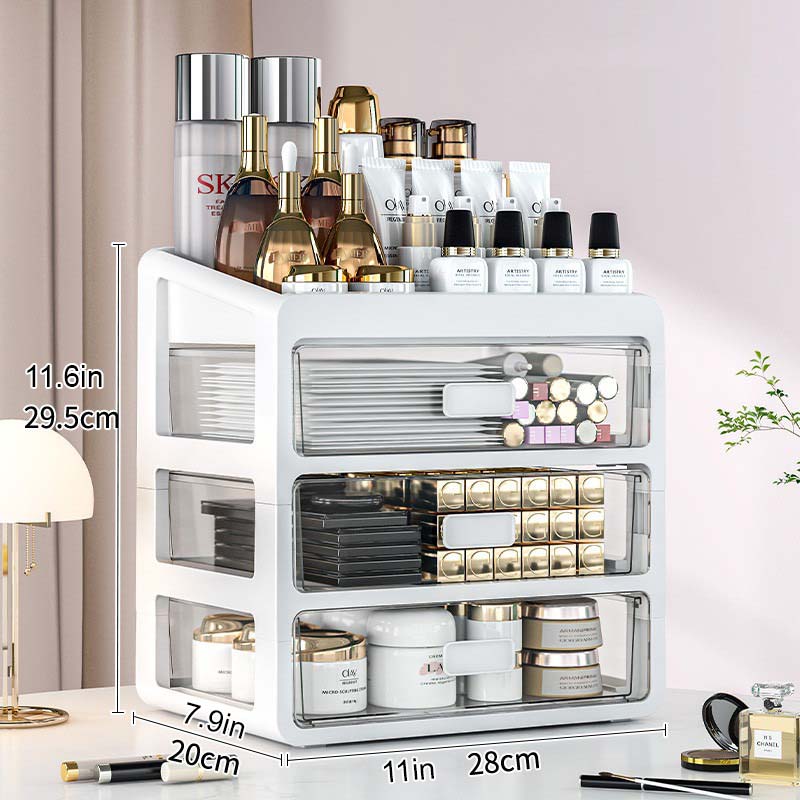 Multifunctional Cosmetic Makeup Storage Organizer Drawer Container Box